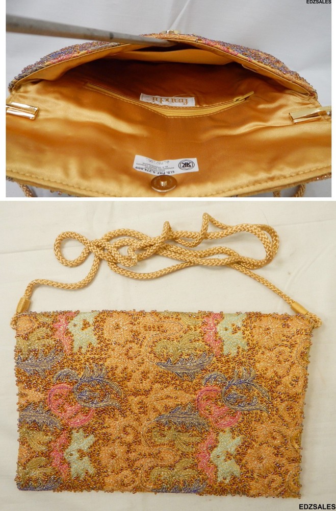 4 Vintage Handmade Formal Beaded Purses