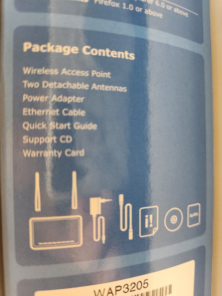 ZyXEL Communication WAP3205 Wireless N300 Access Point New