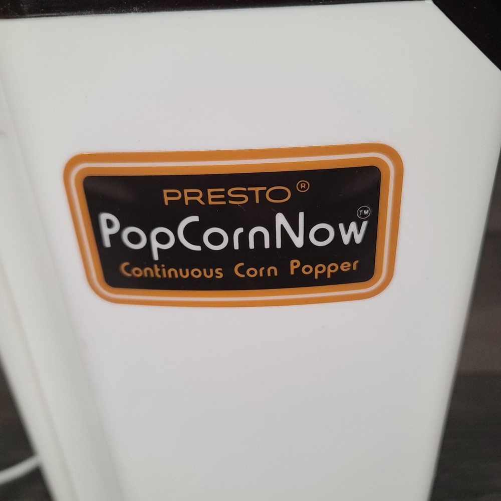 Presto PopCorn Now Hot Air Continuous Corn Popper Tested Works