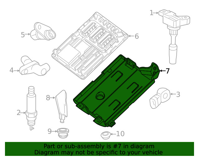 Genuine GM Engine Control Module Bracket 26218498