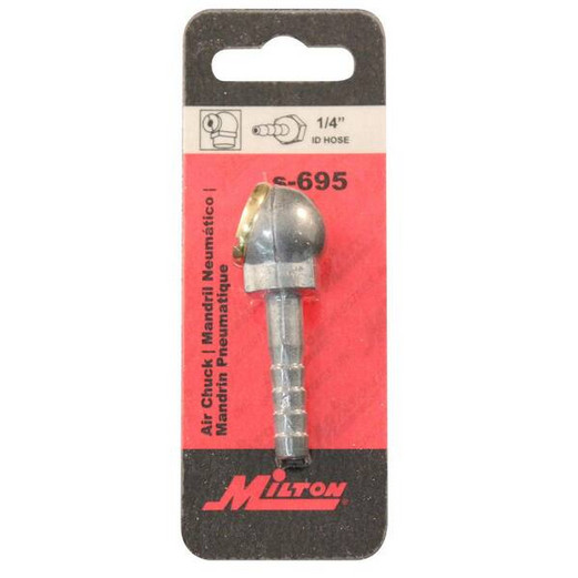 1/4 in. ID Hose Barb Single Head Air Chuck