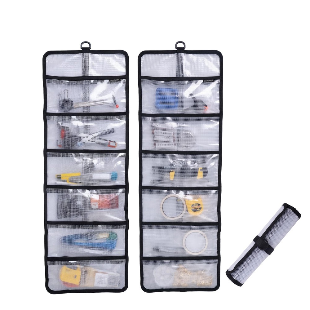 Large Tool Roll Bag, 6-Pocket Expanded Organizer for Longer Tools & Gear | 35...