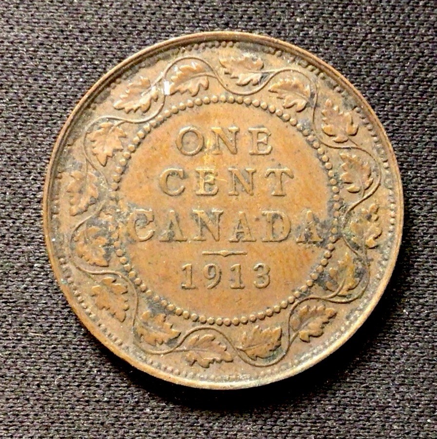 1913 Canada One Cent! ENN Coins