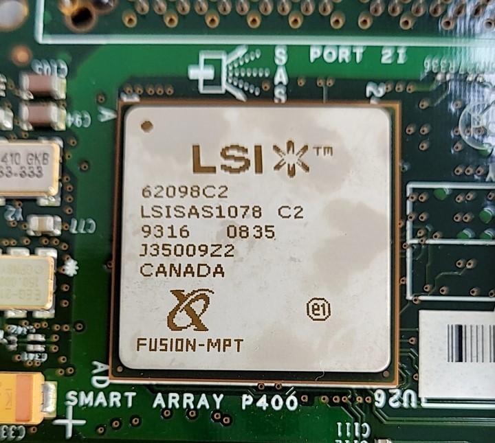 HP Smart Array P400 013159-03 256MB RAID Controller Card