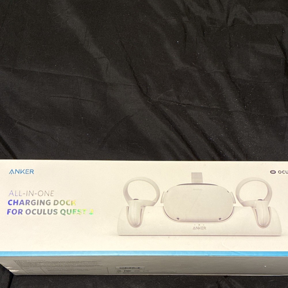Anker Charging Dock for Oculus Quest 2 Y1010121-1 White Headset