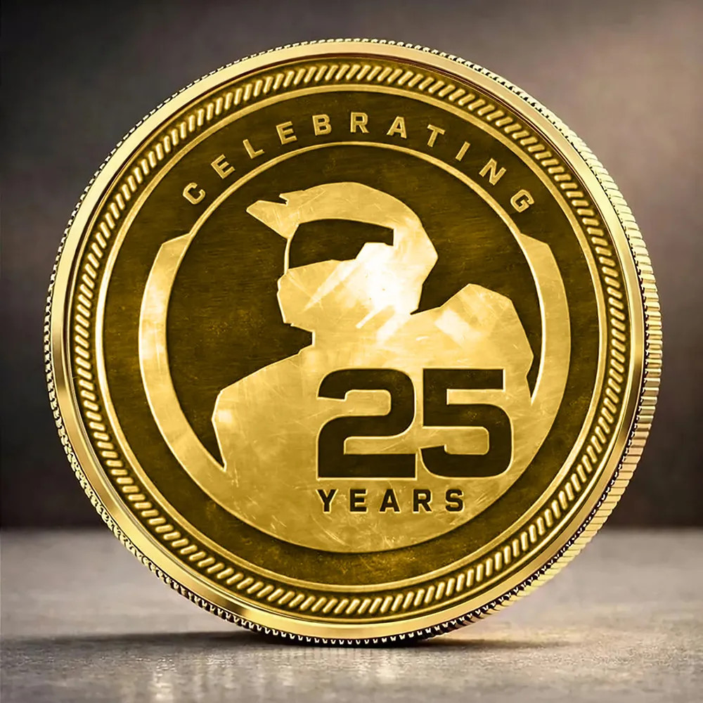 Halo 25th Anniversary Commemorative Coin