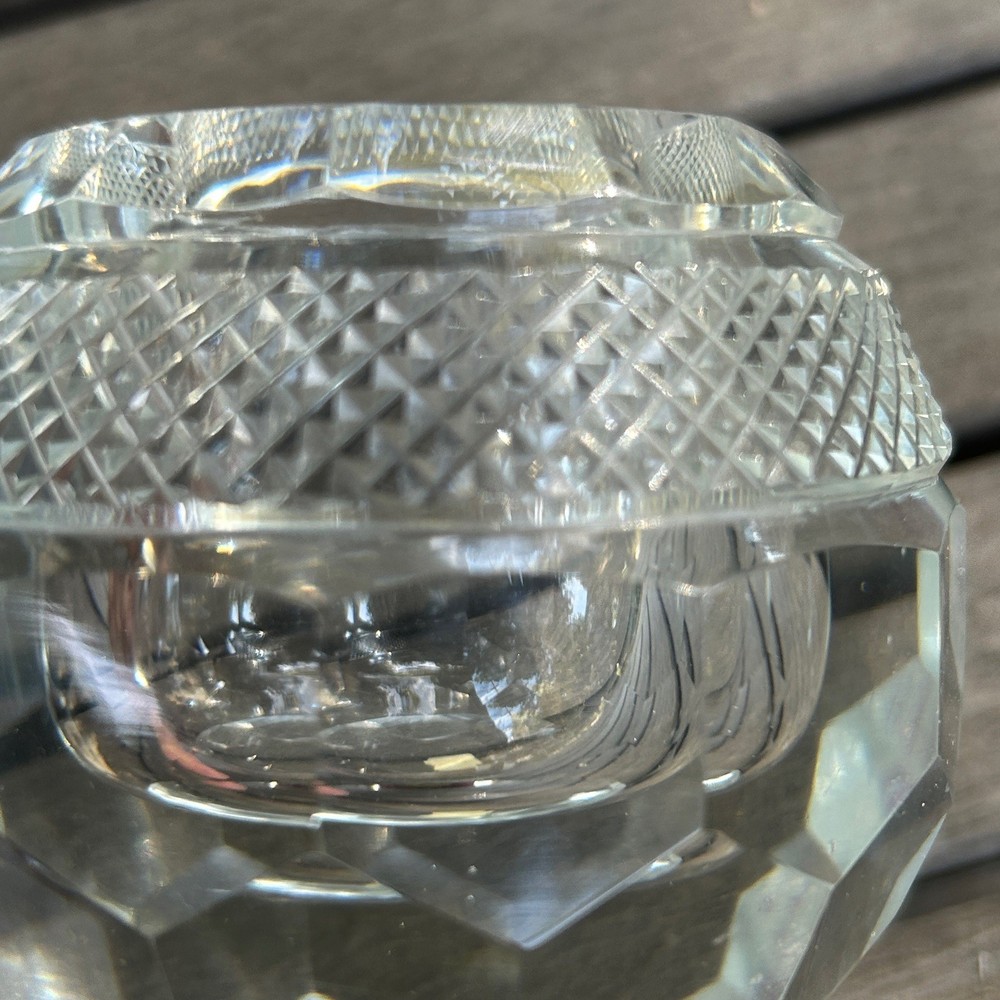  Thomas Webb & Son Crystal Faceted Matchstrike