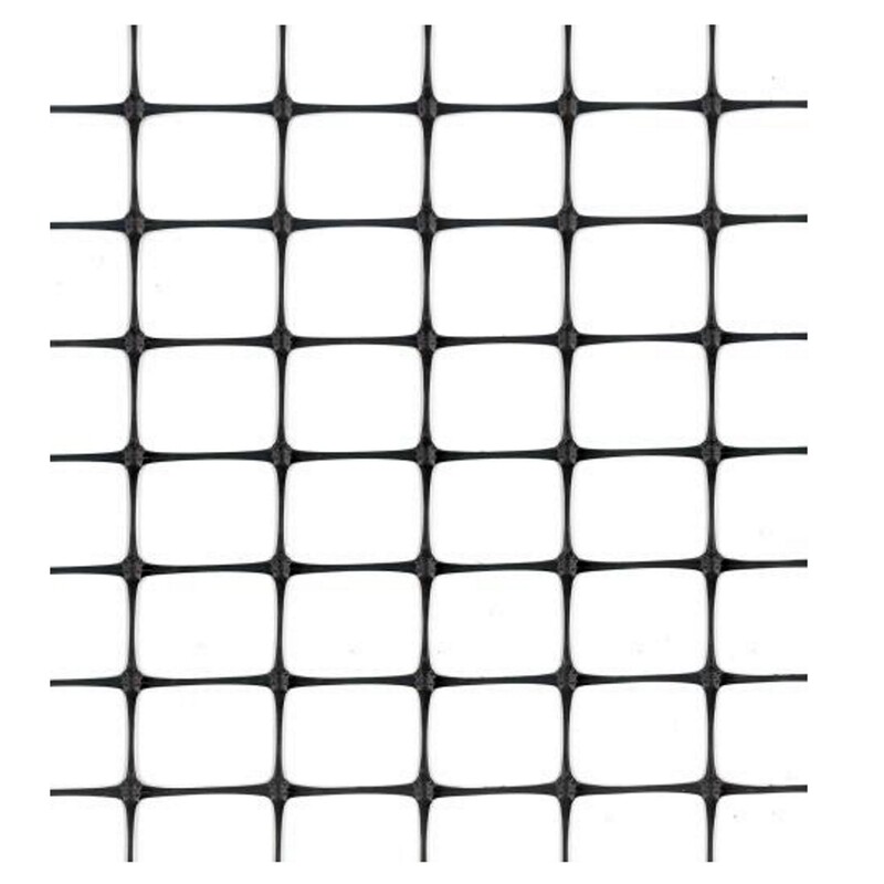 Tenax 2A090059 Black Polypropylene Multipurpose Fence 4 x 50 ft. Roll