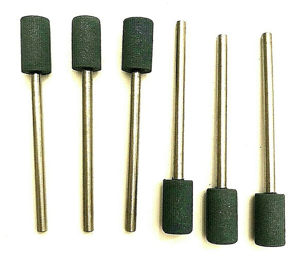 Dremel 461 Mounted Rubber Polishing Points barrel cylinder medium grit