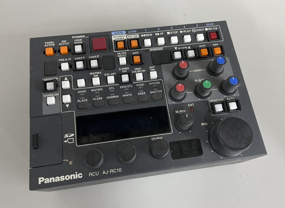 Panasonic AJ-RC10 Advanced Remote Control Unit RCU for 300Studio & P2Studio