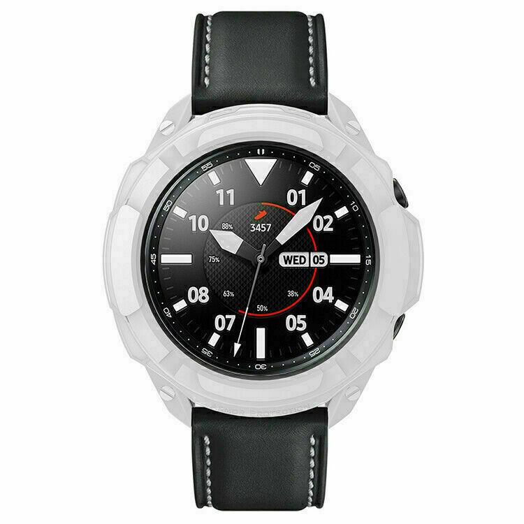 For Samsung Galaxy Watch3 Armor Protective Case Scale Ring Protective Cover