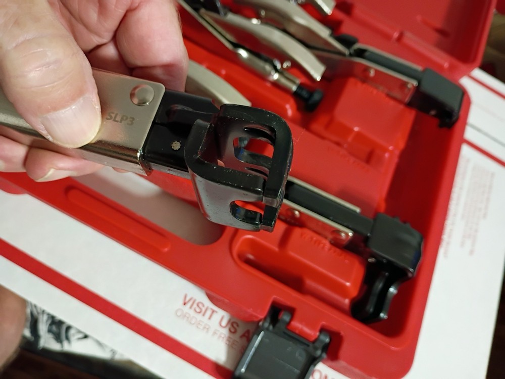 New! VIM Adjustable Side Lock Set Welding Pliers w/ Push Button Release 6 Pc