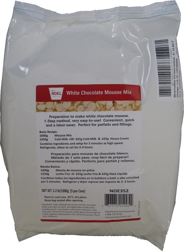 White Chocolate Mousse Mix - 11 Lbs