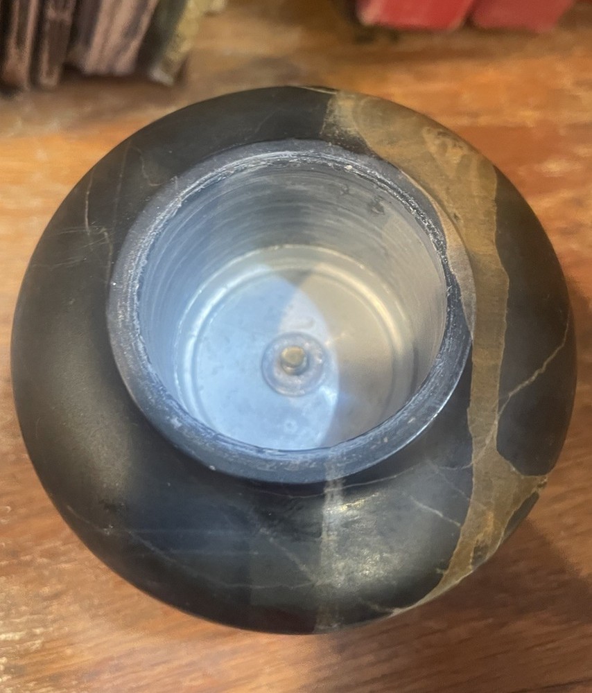 Ronson Art Deco Style Vintage Ceramic Pottery Swirl Lighter