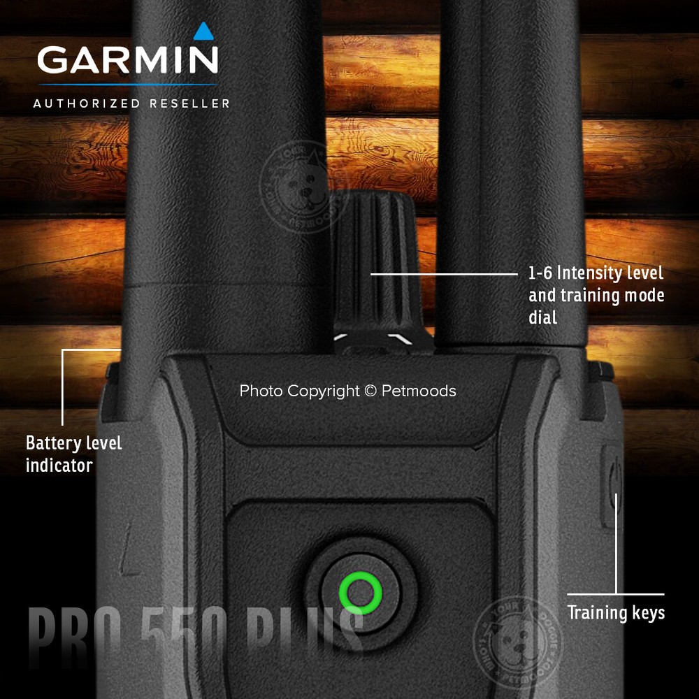 Garmin Pro 550 Plus Bundle Dog Tracking and Training TT15X Collar Device GPS