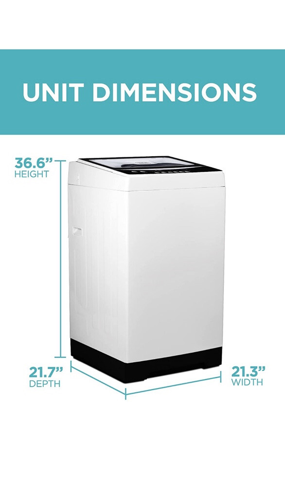 BLACK+DECKER Compact portable washer 1.7 Cu￼. Ft.