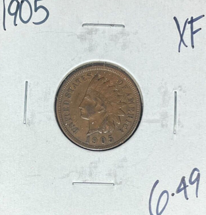 1905 INDIAN HEAD CENT ~XF  ~NICE COIN~