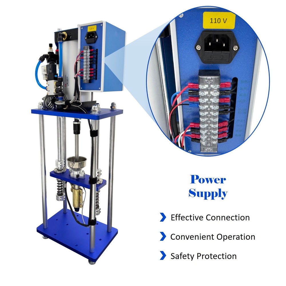 Pneumatic Injection Molding Machine 110V Lab Prototyping Machine ABS/PP/PE/PA
