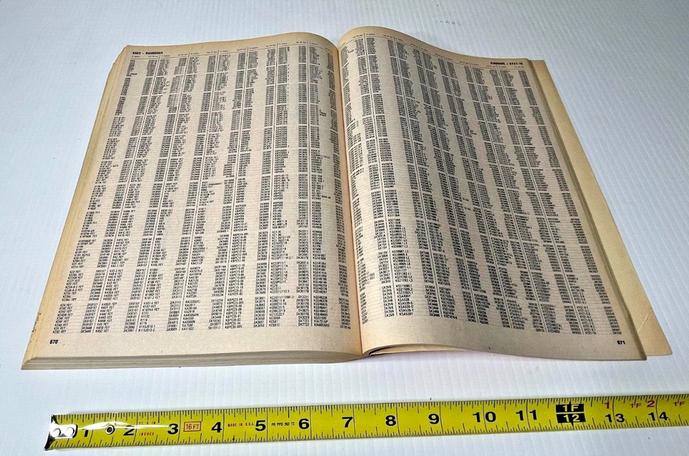 Thomson Consumer Electronics SK Series Replacement Cross Reference Directory VCR