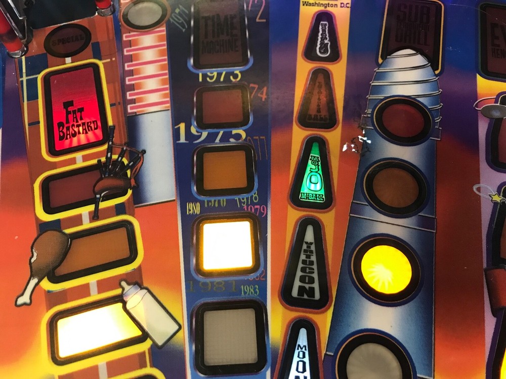 Austin Powers Pinball Machine Lighted MOJO Canister for Shooter Lane