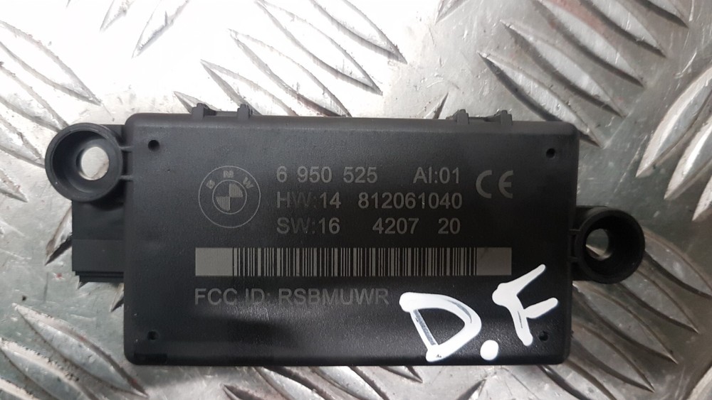 2007 BMW 3 SERIES E93 CABRIO DOOR ALARM CONTROL SENSOR MODULE 6950525 #3B