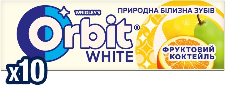 50 Pack Wrigley’s Orbit Sugar Free Fruit Mint Chewing Gum