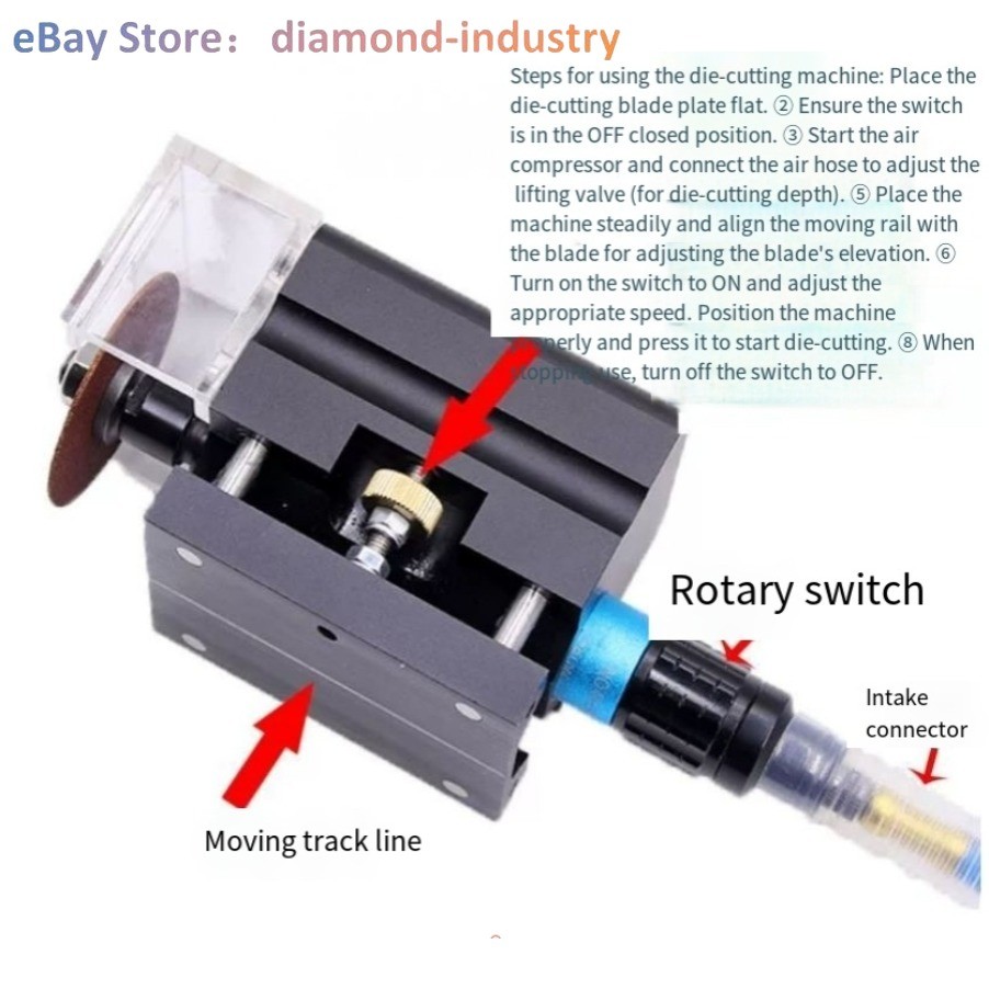 1set Die notch & Pneumatic Doting Machines with Connector opening Tool