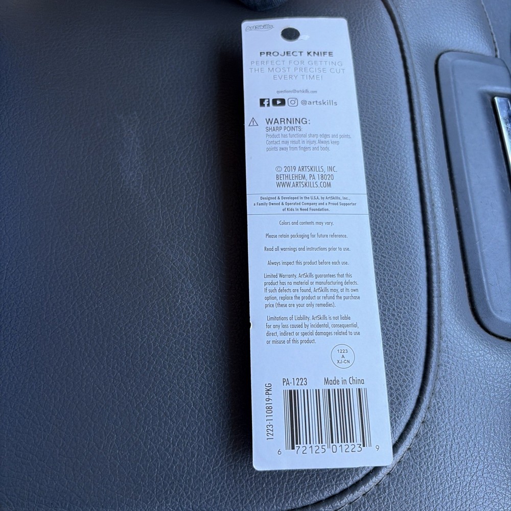 Art Skills Precision Cutting Project