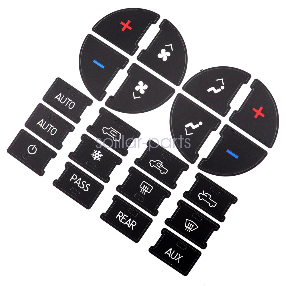 Replacement Climate Control Button Stickers For 2006-2014 Chevrolet GMC New