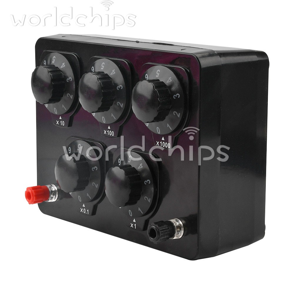 0-9999.9 Ohm Variable Resistance Box Decade Resistor For Physical Resistance New