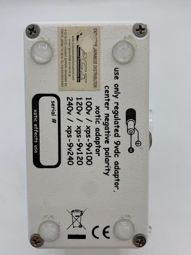 Xotic Effector Rc Booster Switch 1