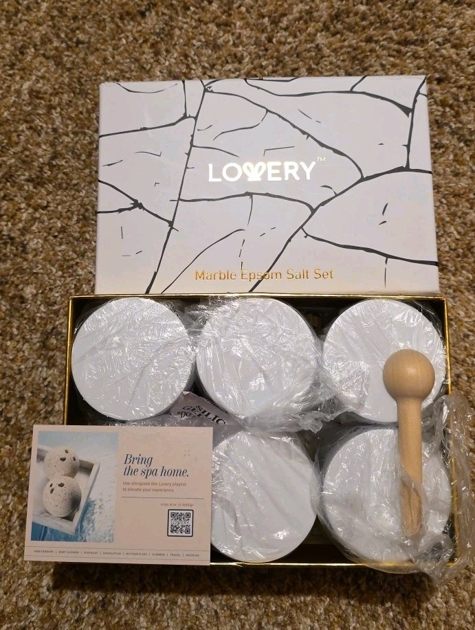 Lovery Marble Epsom Salt Set