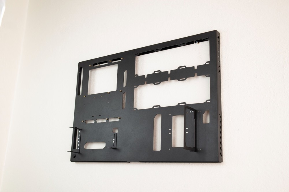 Wall Computer Case, 360mm Dual Slot Wall-Mountable PC Case, Custom Liquid Coolin