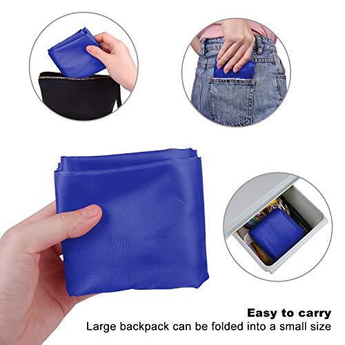 2 Pcs Drawstring Backpack Bags Sports Cinch Sack String Backpack Storage Blue