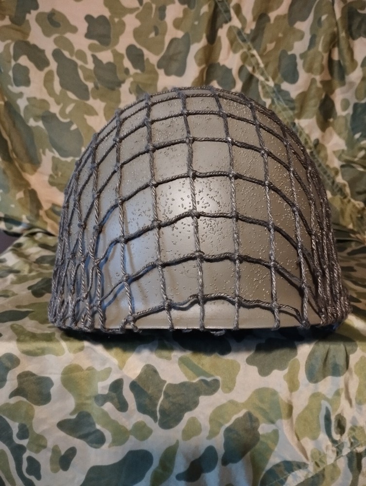 US M1 Complete Post War Helmet with Liner and Medium Net WW2.