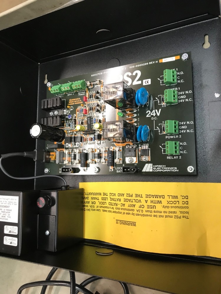 NEW Hirsch Electronics PS2 115 VAC Power Supply | 2 Locks Scramble Pads & Match