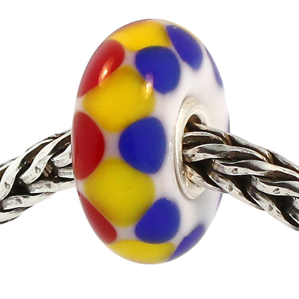 Authentic Trollbeads Glass 61337 Circus :1 RETIRED