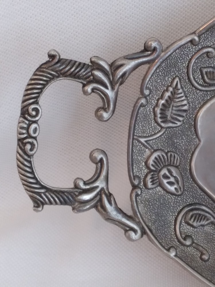 Oval / Oblong STUDIO SILVERSMITHS Footed Serving Dish / Bowl – 10½” X 5½”