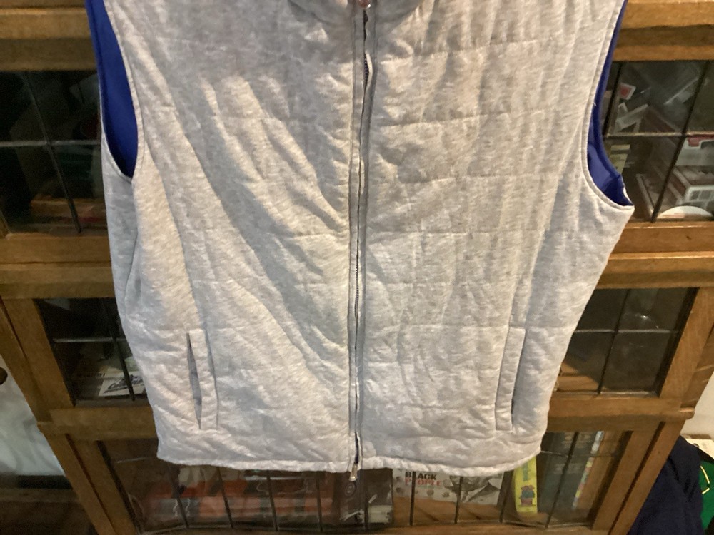 PETER MILLAR Reversible Blue/Gray Performance Golf Vest SZ M - Cool