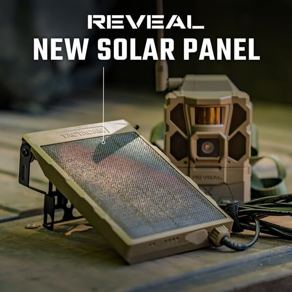 Tactacam Reveal X External 12V Solar Panel RV-EXT-V2