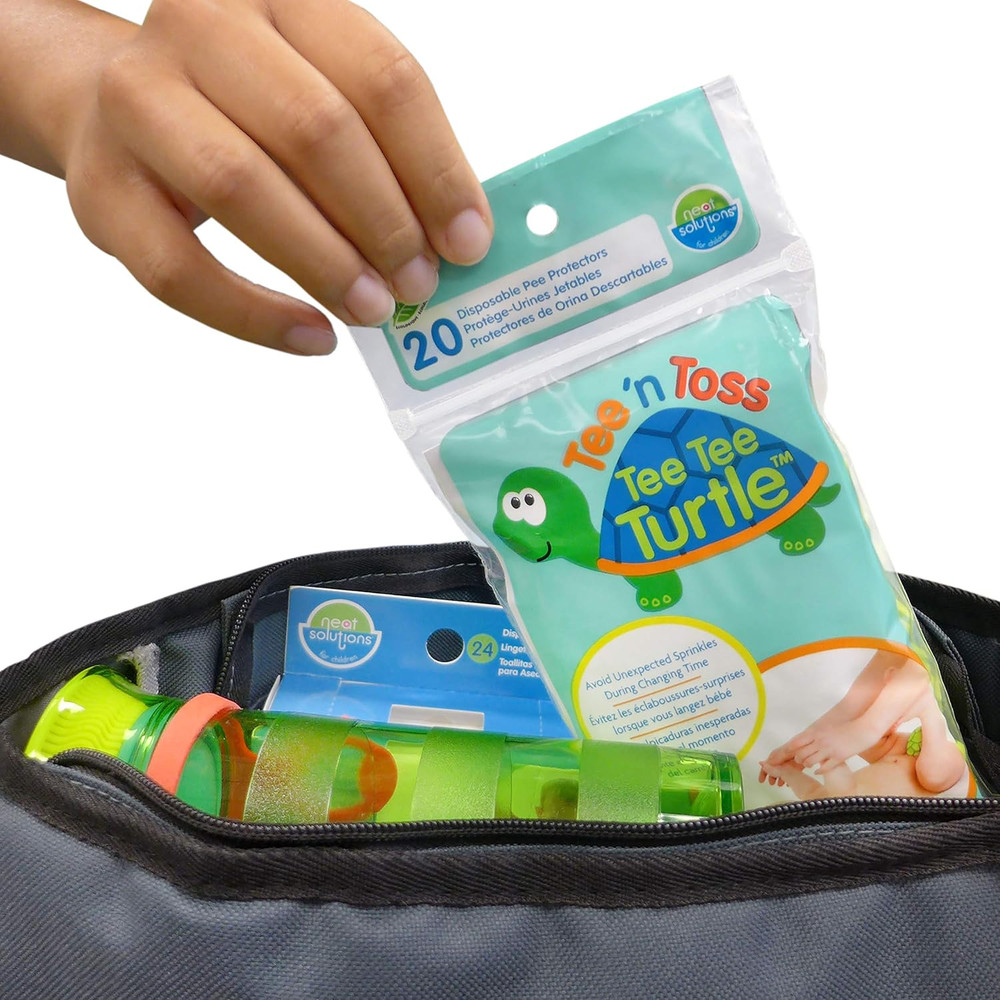 Tee N Toss Turtle, Multi, One Size, 20 Count, 0+ Months
