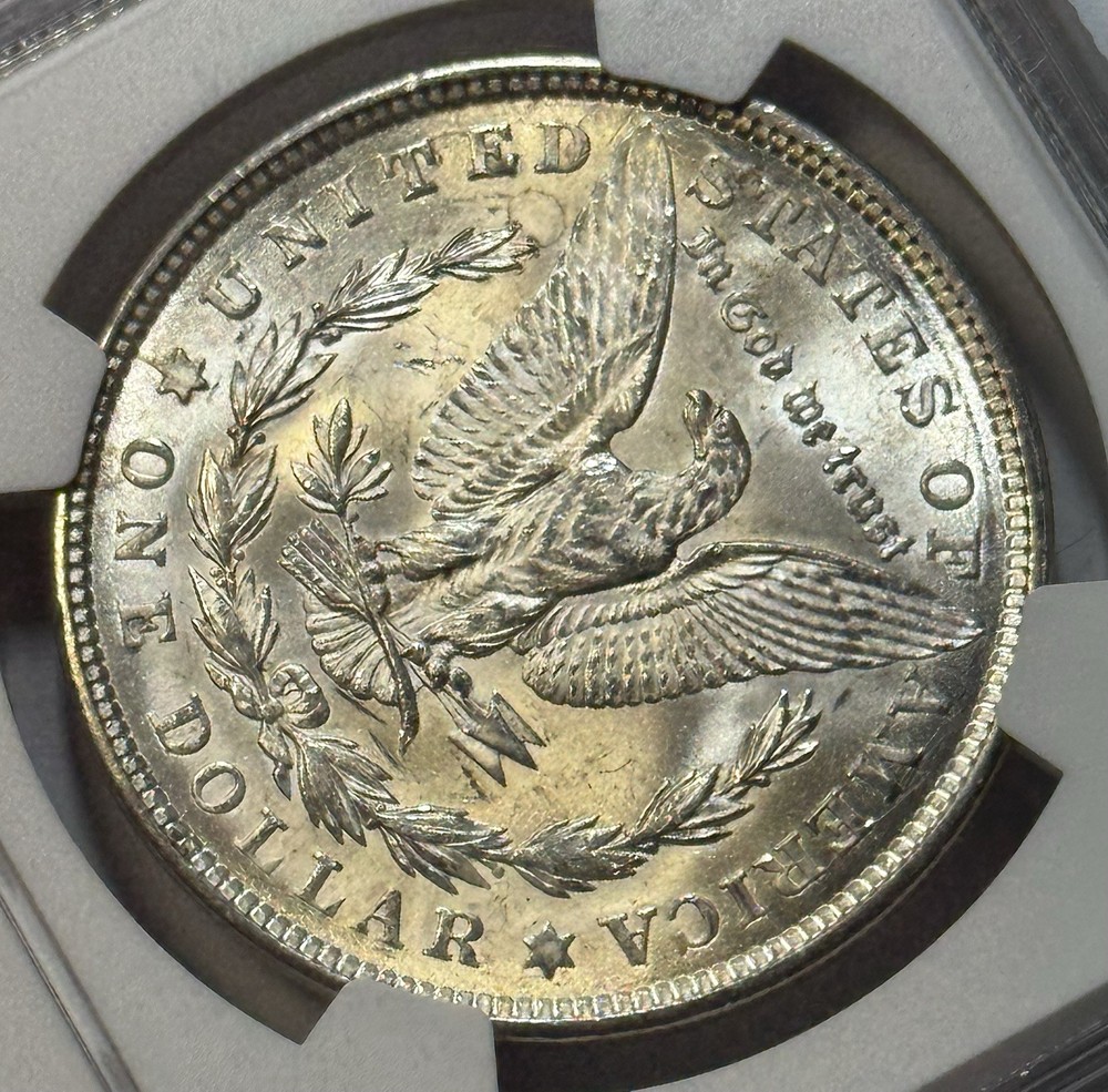 1921 Morgan Silver Dollar $1 | NGC MS63 | Final Year Issue | Choice Uncirculated