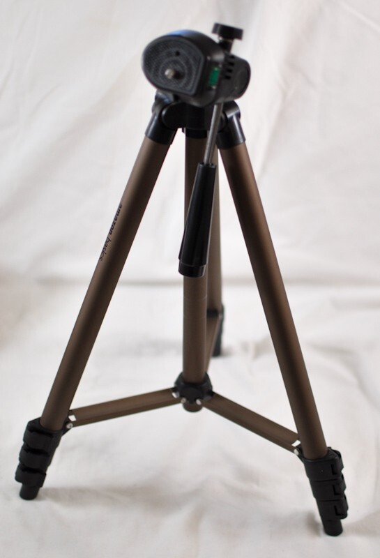 amazon basics tripod stand lightweight 50" with storage bag adjustable mount