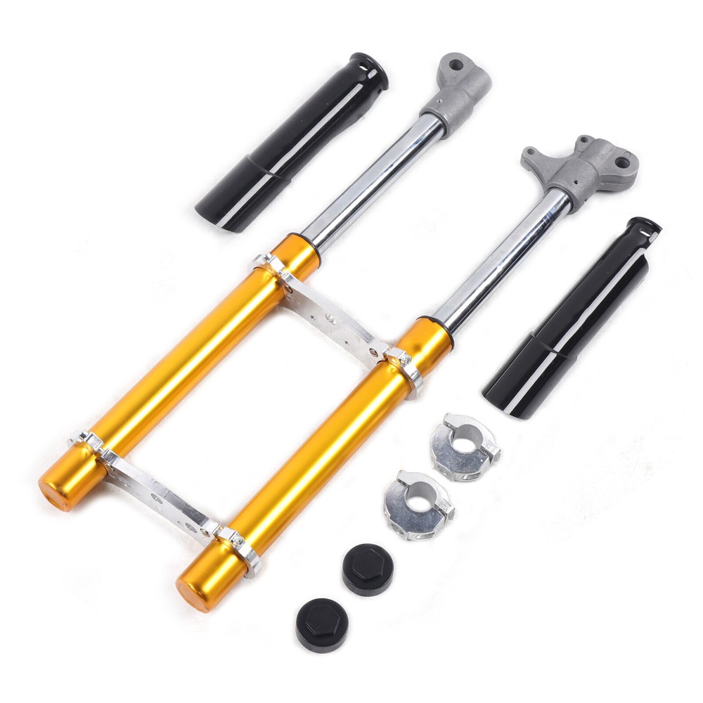 2-Stroke Mini Front Fork Shocker 49cc Dirt Pit Bike Triple Tree Clamp Inverted