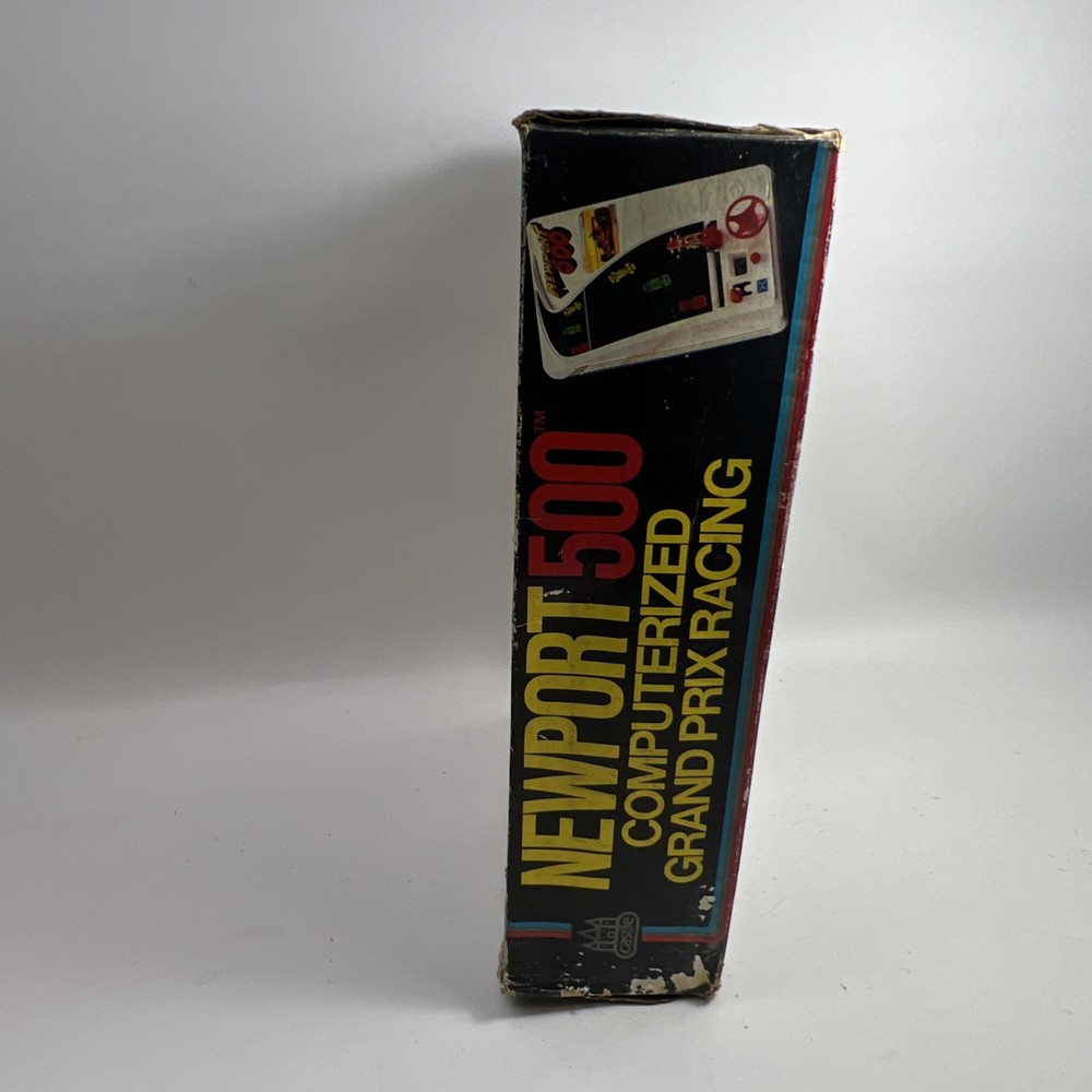 Newport 500 Computerized Grand Prix Racing Game W/box Untested