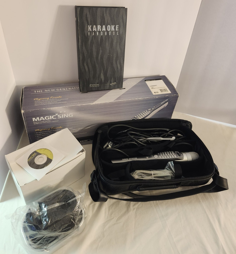 Magic Sing Karaoke Microphone ED8000 with Cartridges