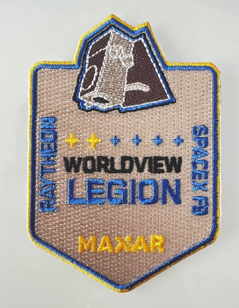 RAYTHEON MAXAR SATELLITE MISSION PATCH 3.5”