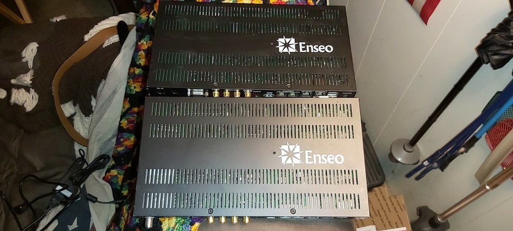 Enseo, media boxes, as is, they do power on.