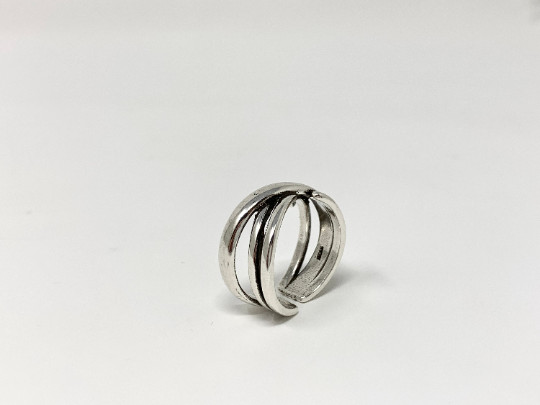 925 Sterling Silver Adjustable Ring Stacking Rings Open Ring Thumb Ring,