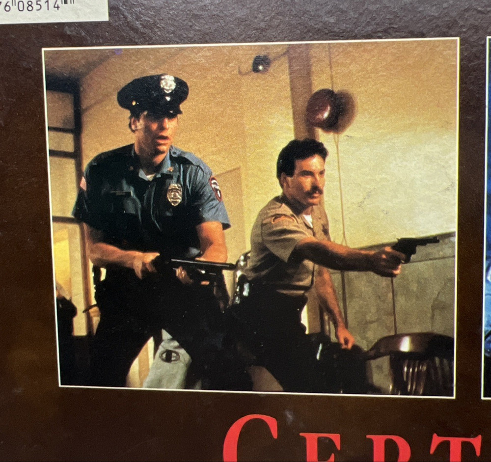 Certain Fury RCA CED Videodisc Selectavision 1985